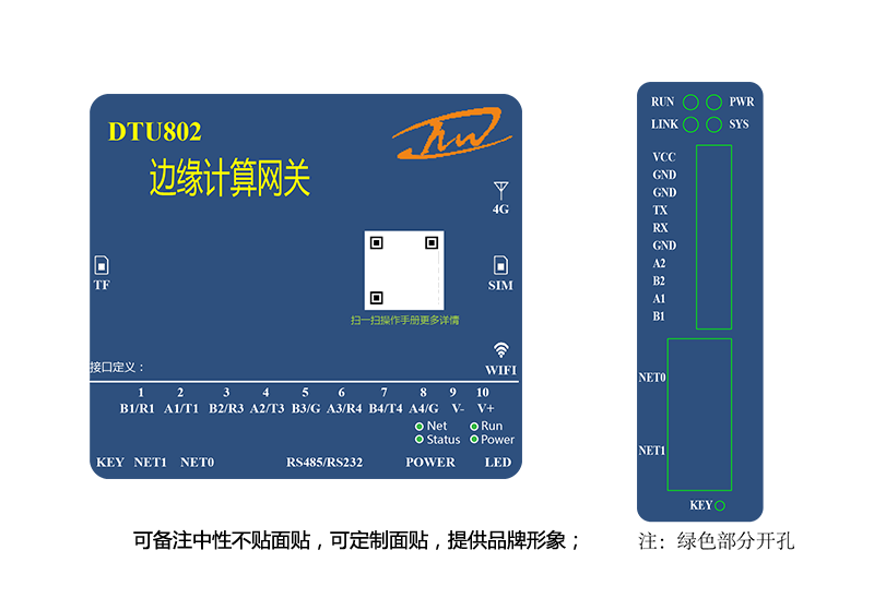 DTU802面贴